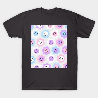 Bigender Flower Faces T-Shirt